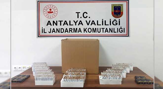 4 bin 160 adet doldurulmuş makaron ele geçirildi