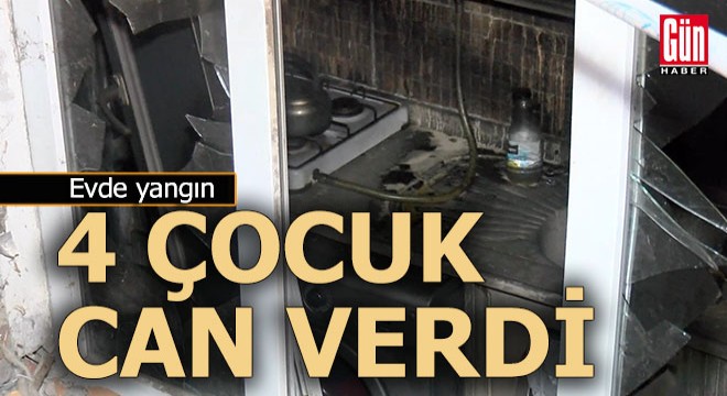 4 çocuk bodrum katında çıkan yangında can verdi
