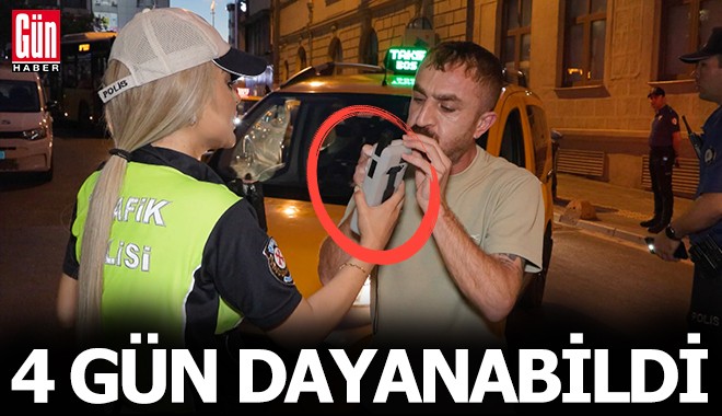 4 gün dayanabildi