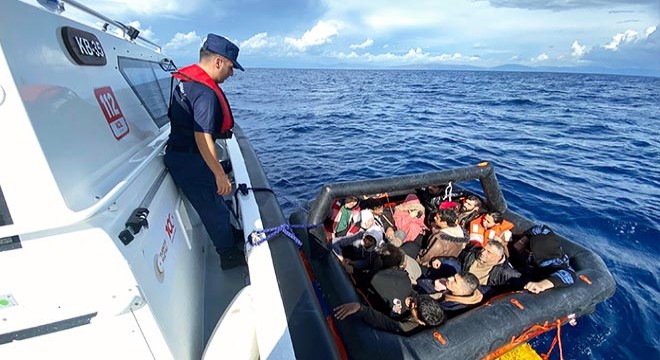 40 kaçak göçmen yakalandı