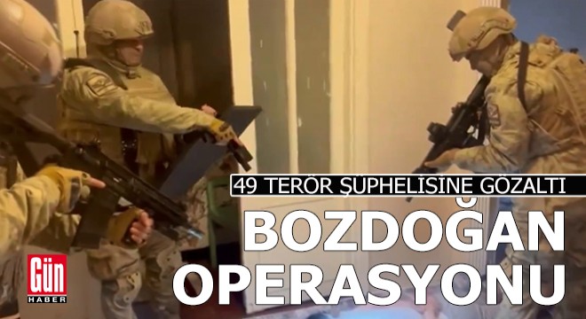 49 terör şüphelisine gözaltı