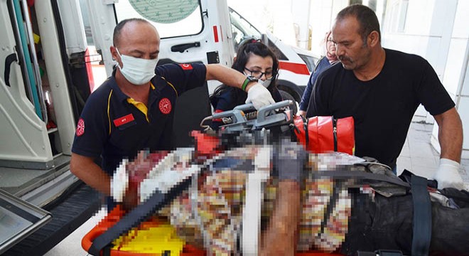 5 katlı binanın çatısından düşen işçi ağır yaralandı