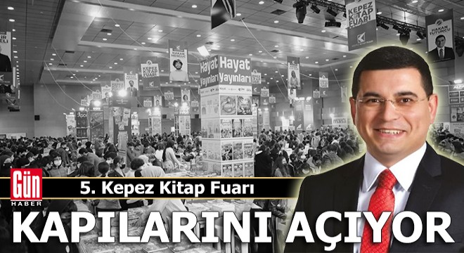 5. Kepez Kitap Fuarı kapılarını açıyor