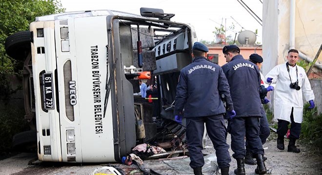 5 ölümlü midibüs kazasına müfettiş incelemesi