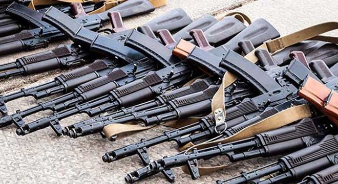 6 ilde silah kaçakçılarına operasyon; 76 gözaltı