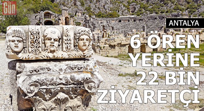 6 ören yerine 22 bin ziyaretçi