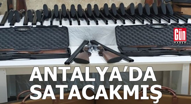 85 yivsiz tüfekle yakalanan şüpheli serbest kaldı
