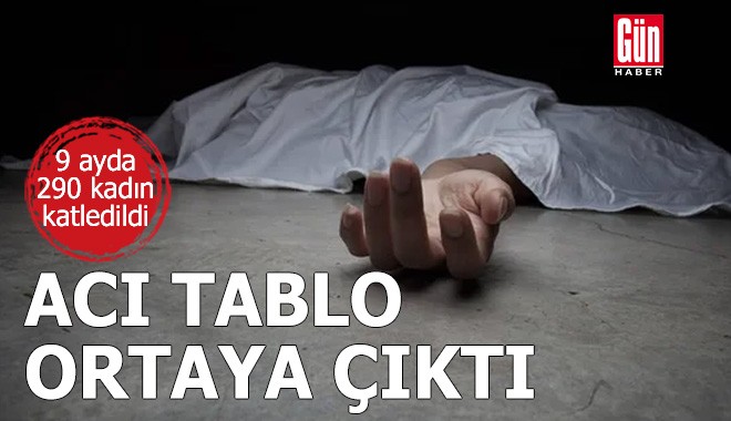 9 ayda 290 kadın katledildi