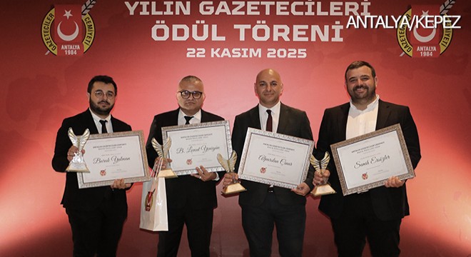 AGC yılın gazetecileri ödülleri dağıtıldı