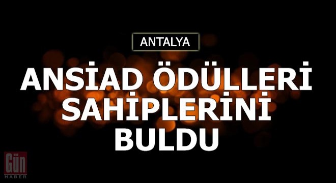 ANSİAD yılın iş, sanat ve medya ödülleri sahiplerini buldu