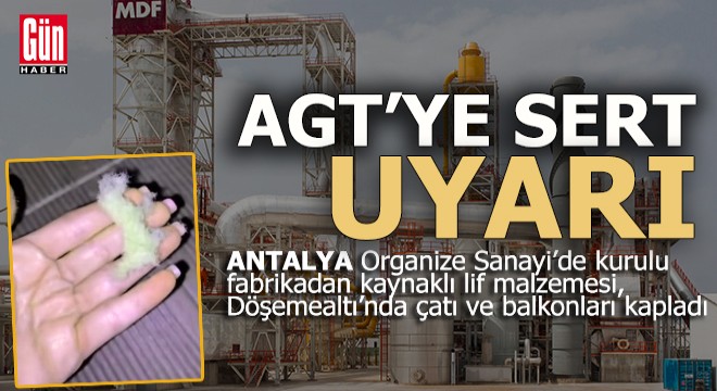 AOSB'den AGT'ye sert uyarı