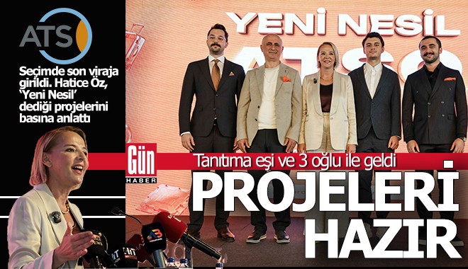 ATSO Başkan adayı Hatice Öz projelerini anlattı