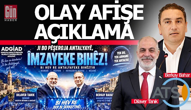 ATSO kampanyasındaki olay afiş ile ilgili açıklama var