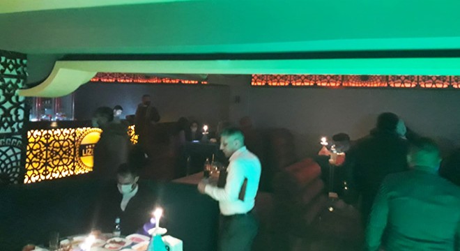 Açık eğlence mekanındaki 41 kişiye, 166 bin lira ceza