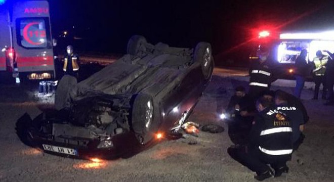 Adana'da otomobil takla attı: 1 ölü