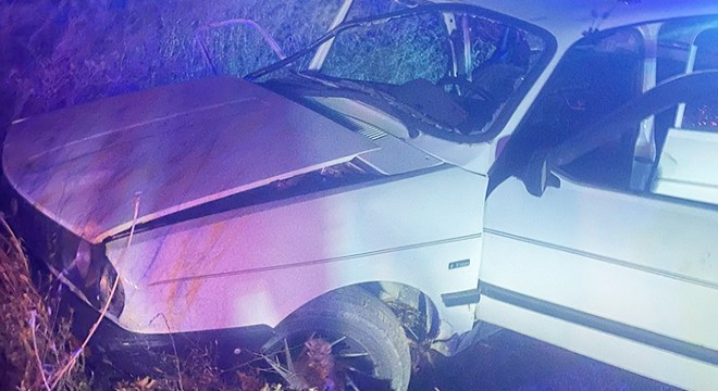 Afyon'da otomobiller çarpıştı: 1 yaralı