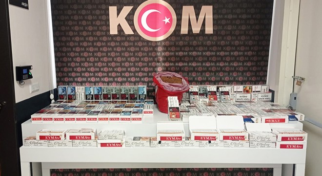 Afyonkarahisar'da kaçakçılık operasyonu