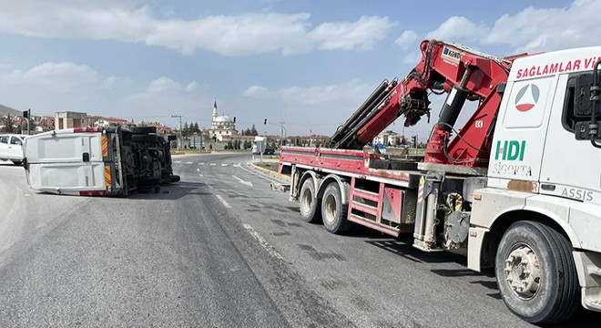 Afyonkarahisar da trafik kazası: 1 yaralı