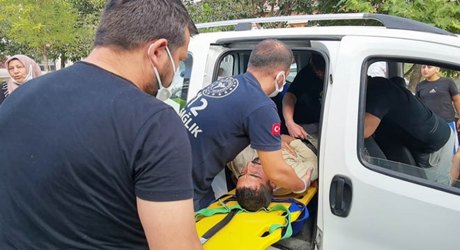Ağaca çarpan kamyonetin sürücüsü yaralandı