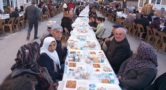 Ağlasunlular iftarda buluştu