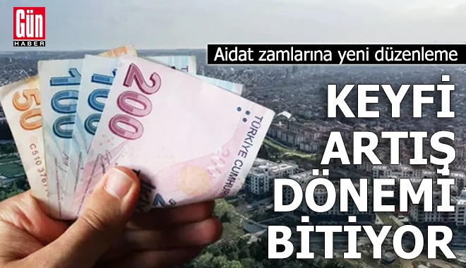 Aidat zamlarına yeni düzenleme