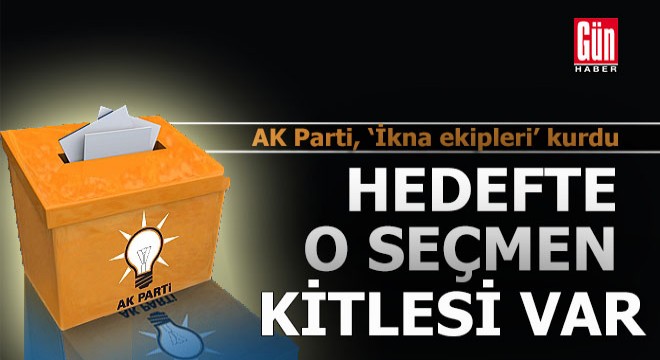 Ak Parti ikna ekipleri kurdu