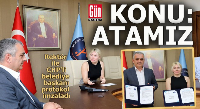 Akdeniz Üniversitesi, Konyaaltı'na Atatürk Anıtı yapacak