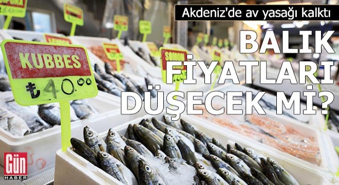 Akdeniz'de balık fiyatları düşecek mi?