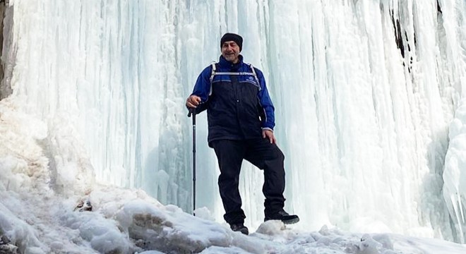 Aksaray’da Ilısu Şelalesi buz tuttu