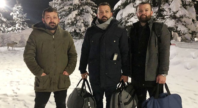Akseki'de karda mahsur kalanlar kurtarıldı