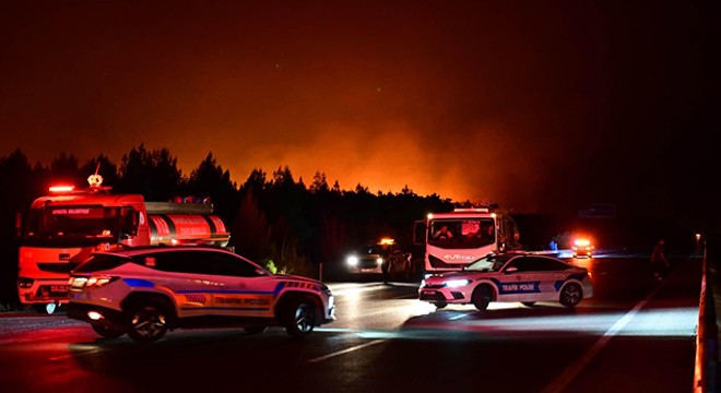 Aksu’da başlayan yangın Kepez’e sıçradı
