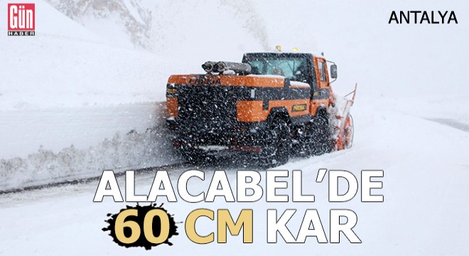 Alacabel'de 60 santim kar