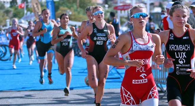 Alanya Triatlonu'nda Yıldızlar Festivali finali