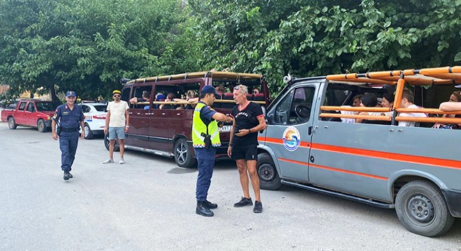 Alanya'da safari araçları denetlendi