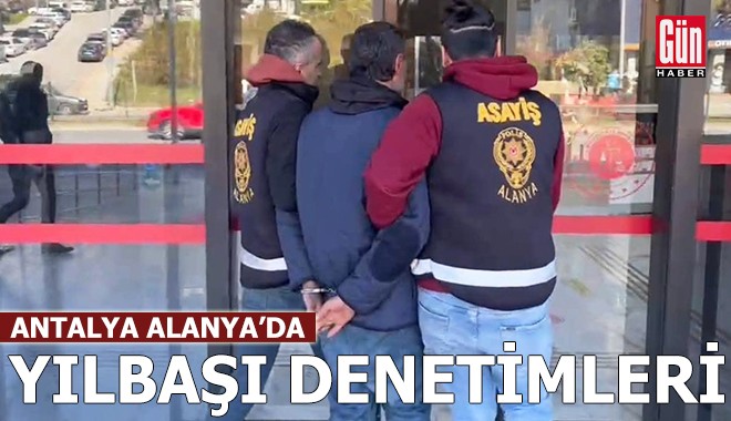 Alanya'da yılbaşı denetimleri