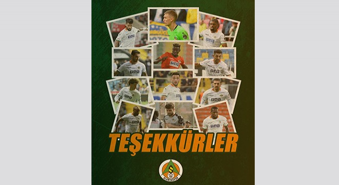 Alanyaspor 12 futbolcusuyla yolları ayırdı