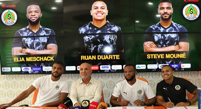 Alanyaspor’dan 3 yeni transfer