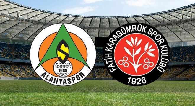 Alanyaspor ile Fatih Karagümrük hazırlık maçı oynayacak