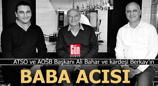 Ali Bahar babasını son yolculuğuna uğurladı