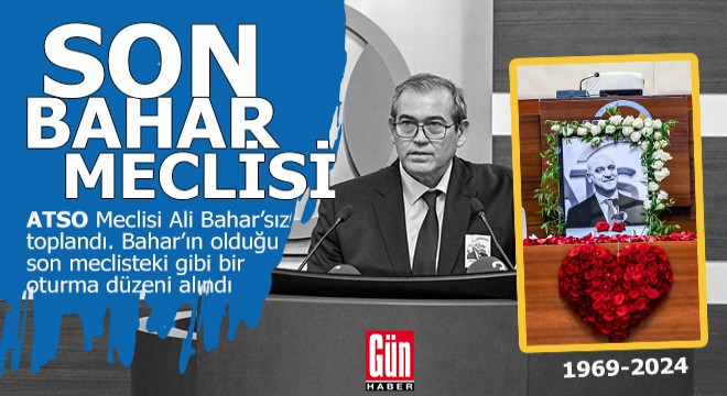 Ali Bahar sız meclis onu anmak için toplandı