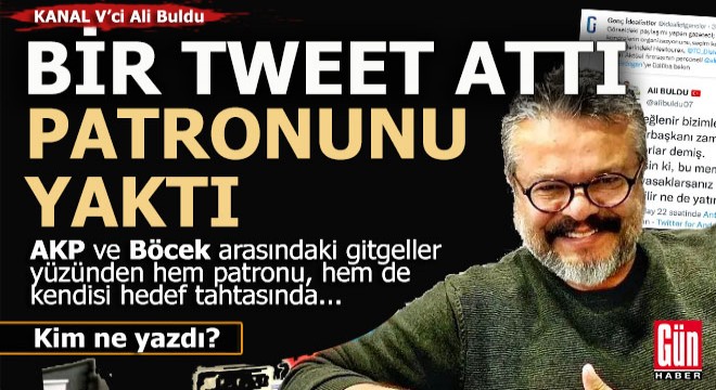 Ali Buldu bir tweet attı, patronunu yaktı