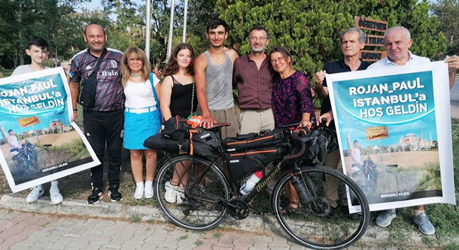 Almanya'dan bisikletle yola çıktı 26 gün sonra İstanbul'a ulaştı