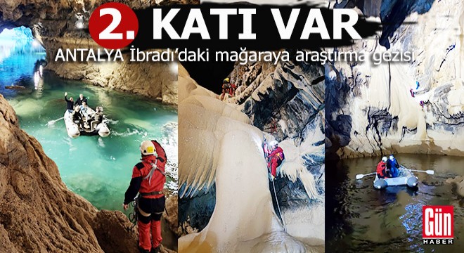 Altınbeşik Mağarası'nın 2'nci katına araştırma tırmanışı
