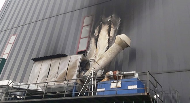 Alüminyum kalıp fabrikasında yangın