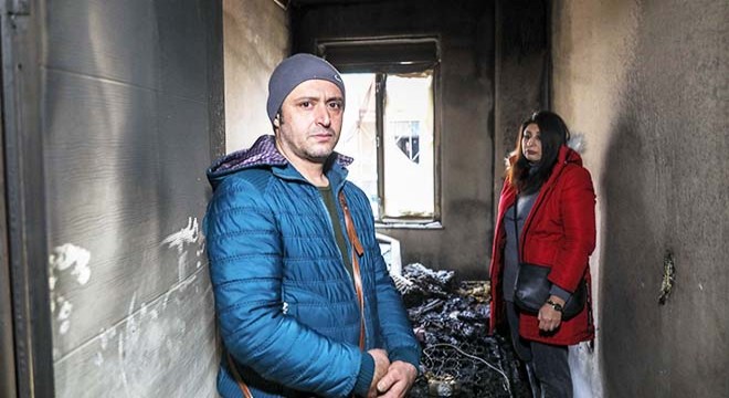 Ameliyat için biriktirdikleri para, yangında yandı