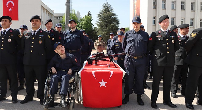 Ankara'da 37 engelli vatandaş, temsili askerlik yaptı