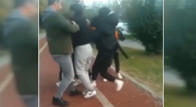 Ankara'da akran şiddeti kamerada