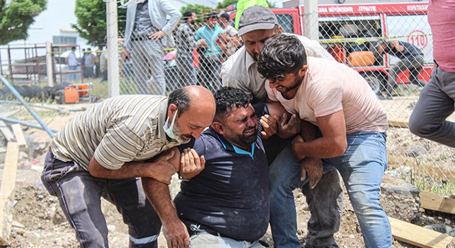 Ankara'da inşaatta göçük; Özgür öldü, babası yaralı