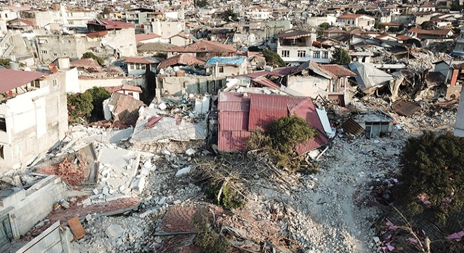 Antakya'daki son durum havadan görüntülendi