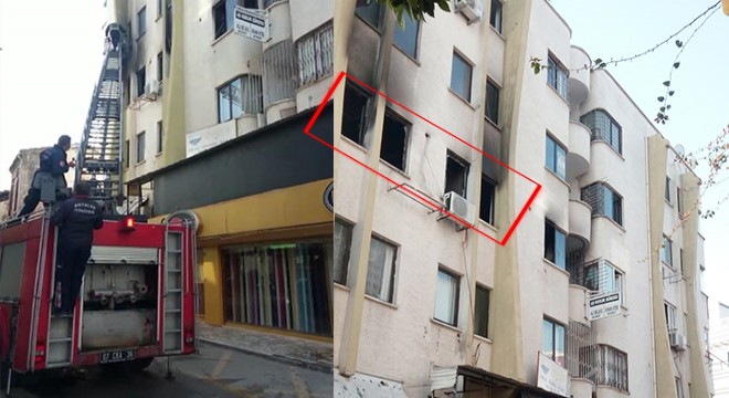 Antalya Balbey'de ev yangını